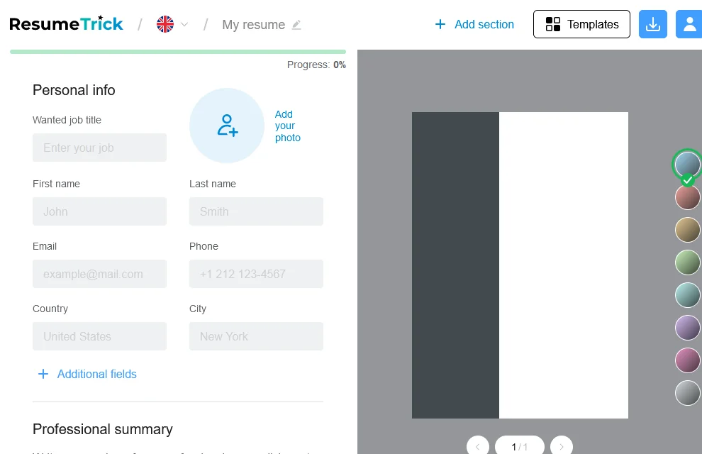 Resume Trick screenshot 2 of 3
