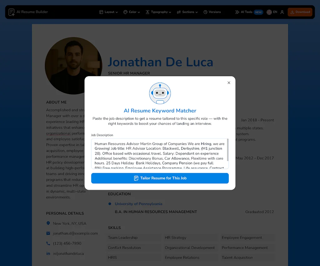 Resume Builder & CV Maker Online screenshot 3 of 3
