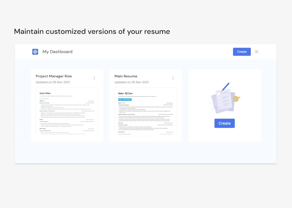 Resumey.Pro screenshot 3 of 5