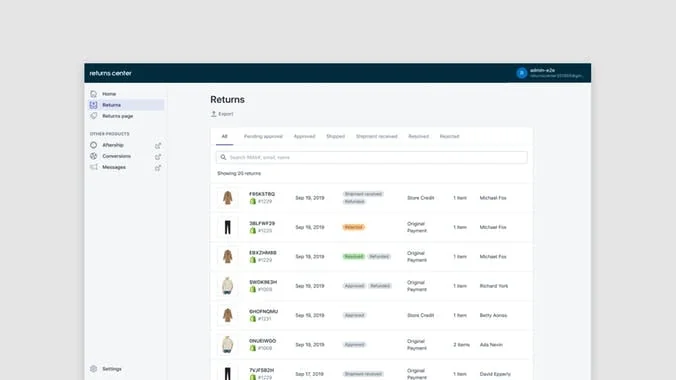 Returns Center screenshot 3 of 9