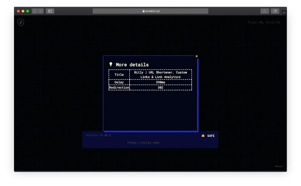 RevealURL screenshot 2 of 3