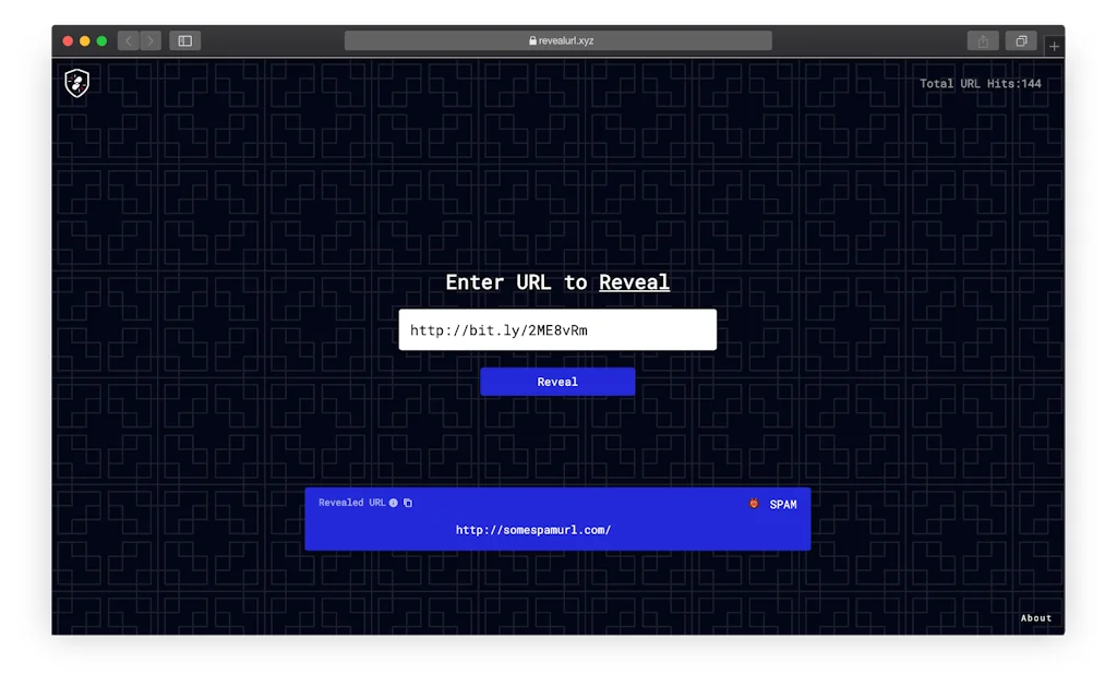 RevealURL screenshot 3 of 3