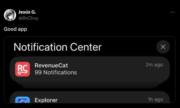 RevenueCat official iPhone App screenshot 1 of 5