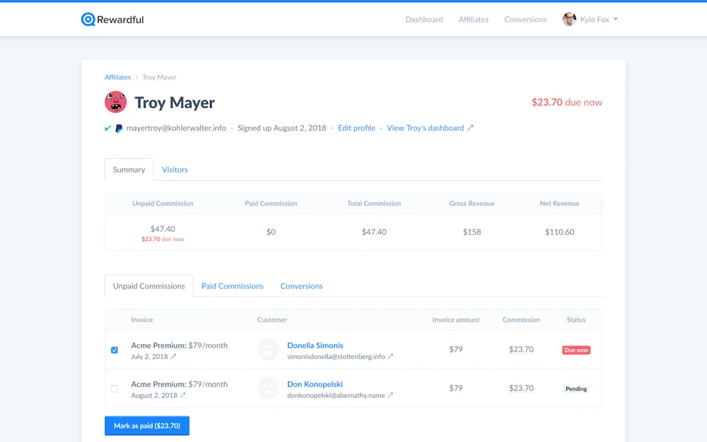 Rewardful screenshot 2 of 7