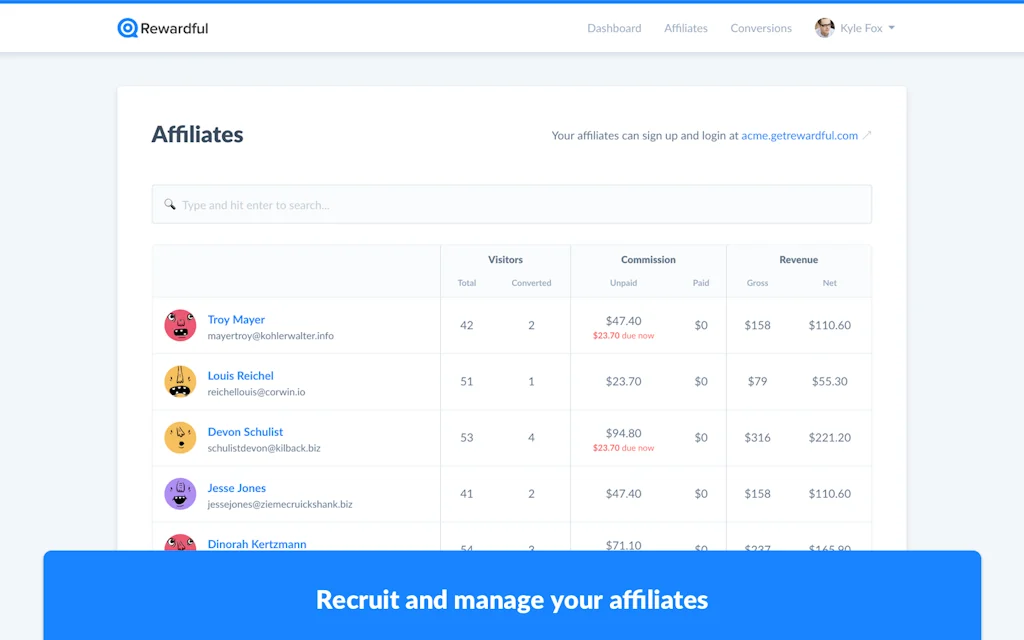 Rewardful screenshot 4 of 7