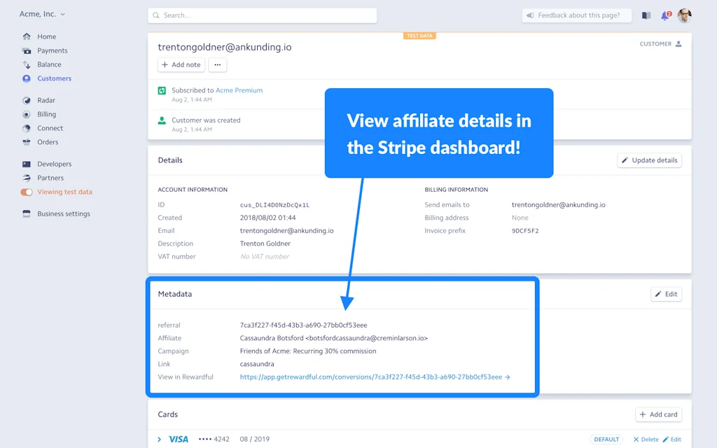 Rewardful screenshot 6 of 7