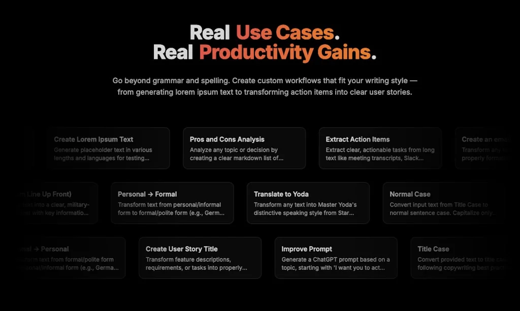 RewriteBar screenshot 3 of 5