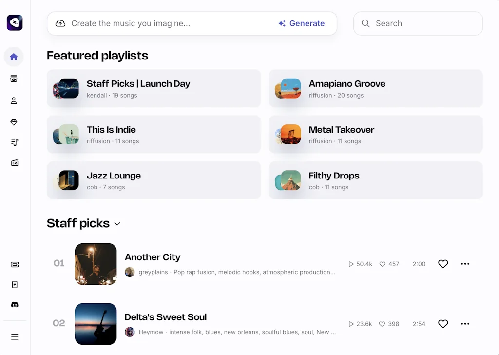 Riffusion screenshot 2 of 4