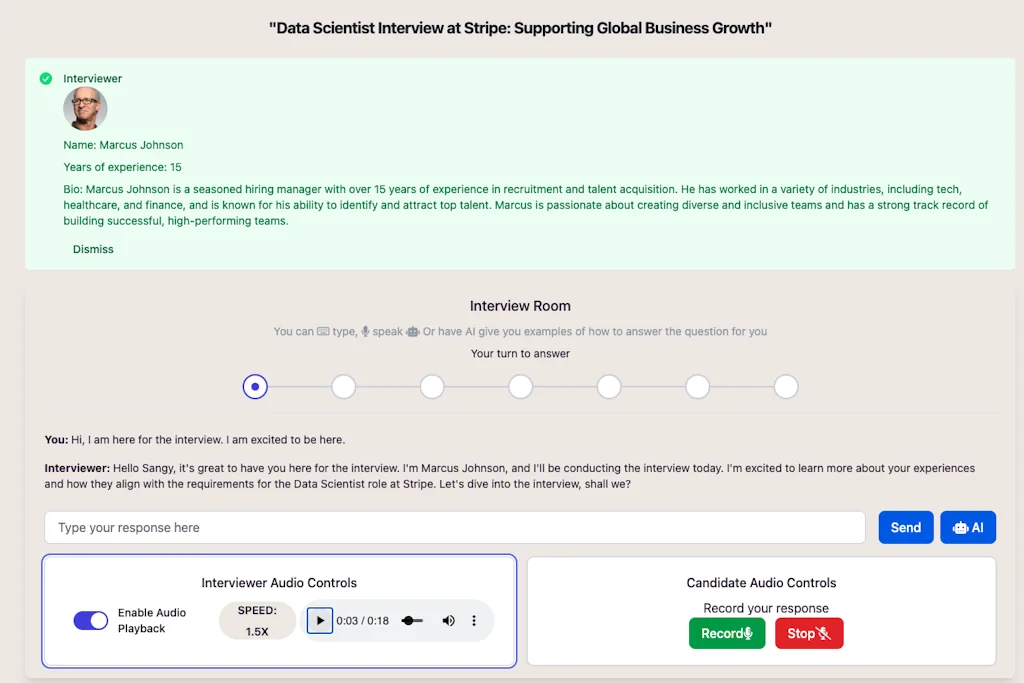 RightJoin AI Mock Interviews screenshot 3 of 6