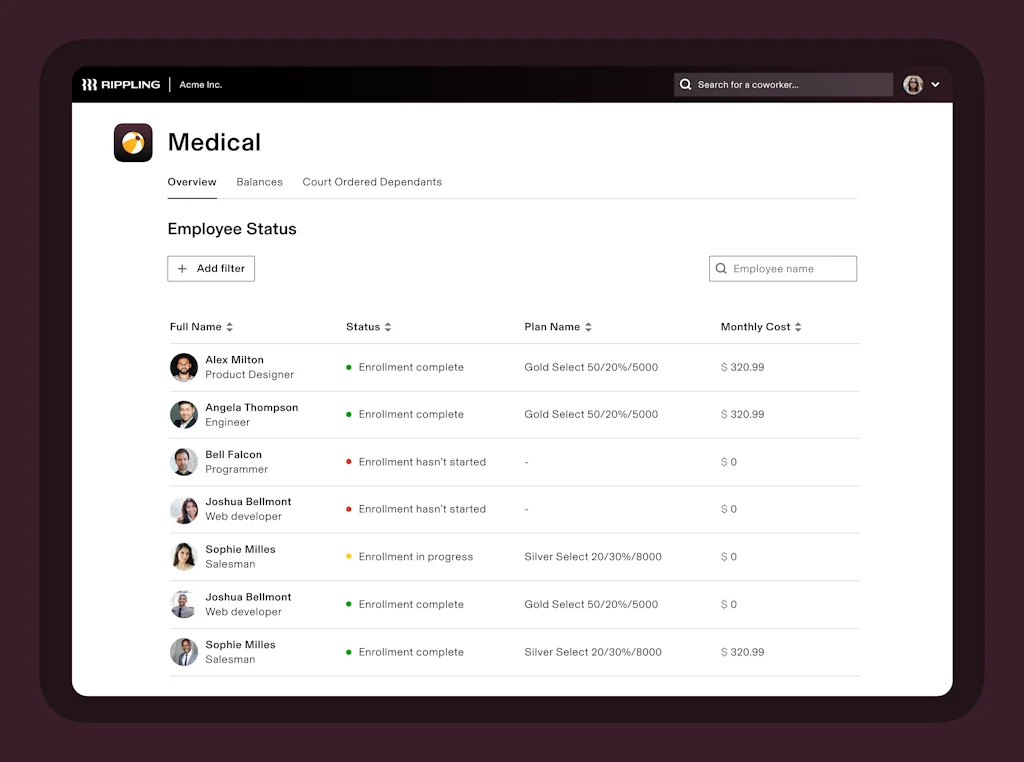 Rippling screenshot 4 of 6