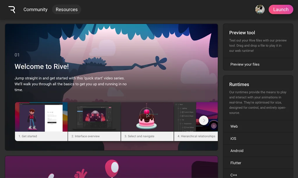 Rive screenshot 1 of 3