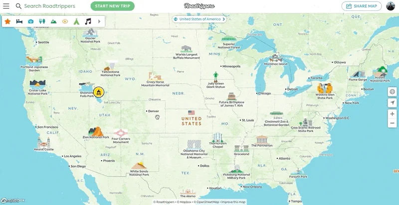 Roadtrippers screenshot 1 of 3