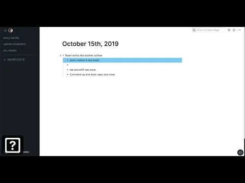 Roam Research screenshot 1 of 2