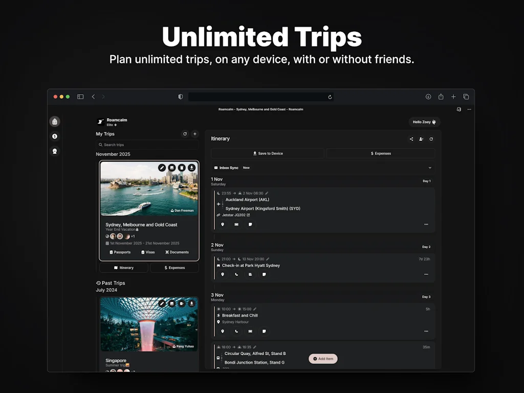Roamcalm screenshot 3 of 3