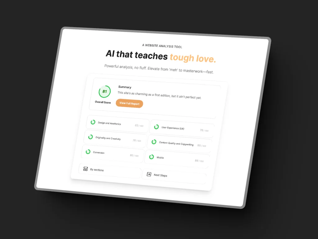 Roast My Web screenshot 2 of 3