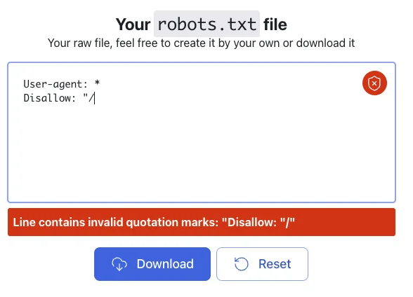 Robots.txt Generator screenshot 3 of 3