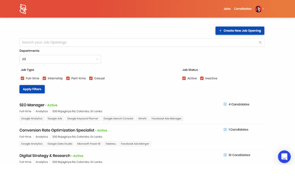 Rooster Recruitment Platform screenshot 4 of 5