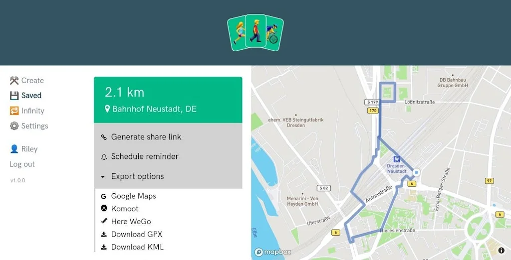 Routeshuffle screenshot 1 of 4