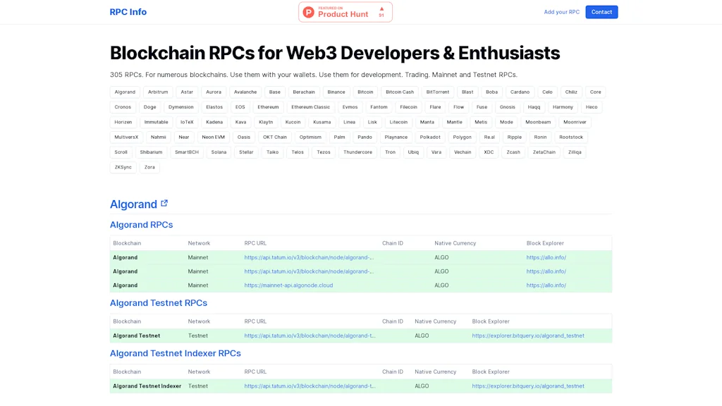 RPC Info screenshot 1 of 1