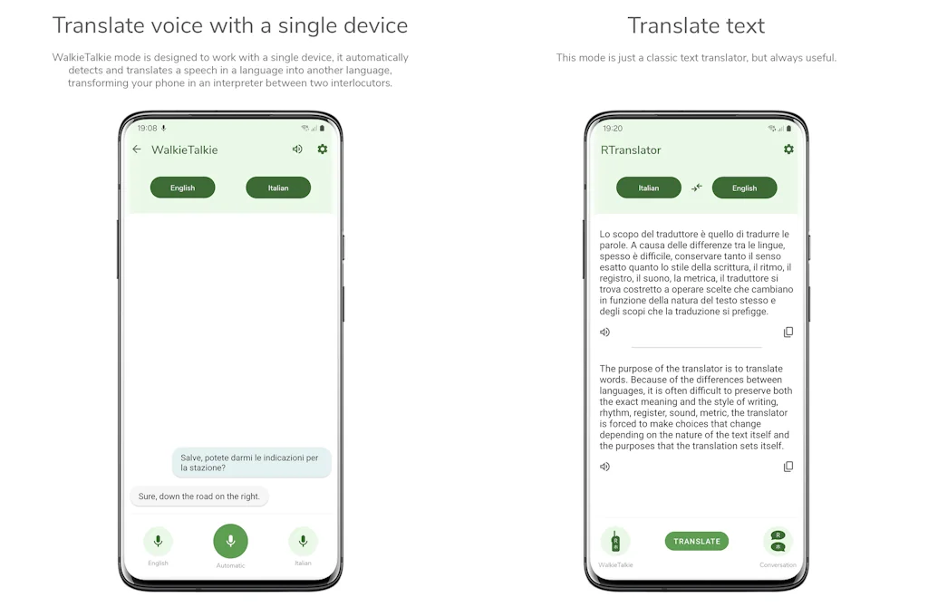 RTranslator screenshot 2 of 2