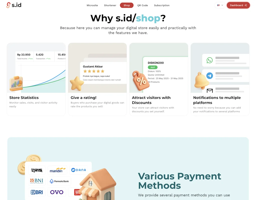 s.id-Turn your bio link into a business screenshot 2 of 3