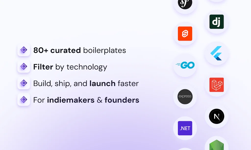SaaS Boilerplates screenshot 2 of 4