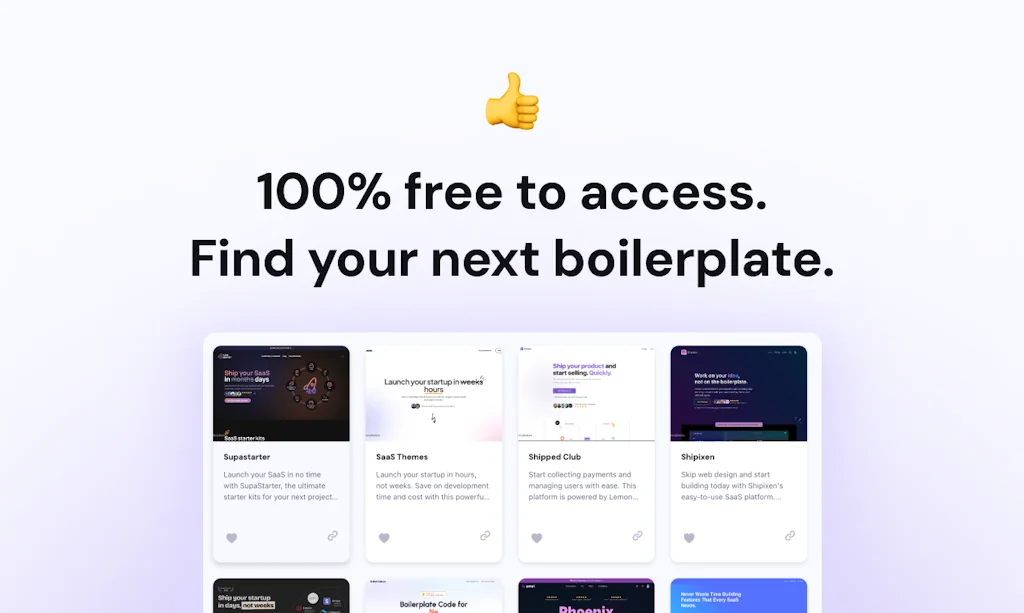 SaaS Boilerplates screenshot 3 of 4