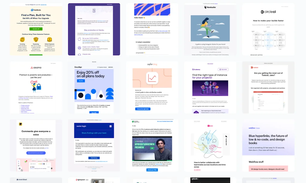 SaaS Email Templates screenshot 1 of 2