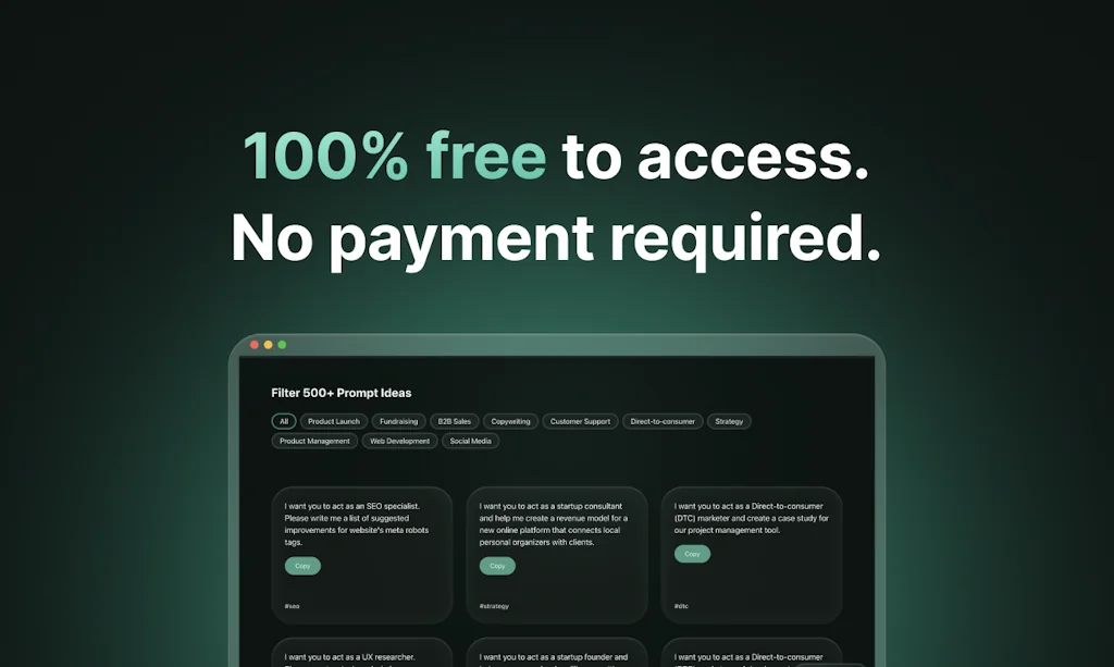 SaaS Prompts screenshot 3 of 5