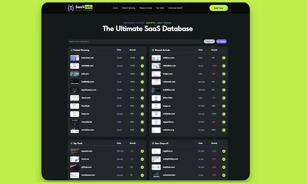 SaaSrefs screenshot 2 of 6