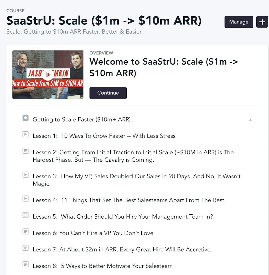 SaaStr University screenshot 3 of 6