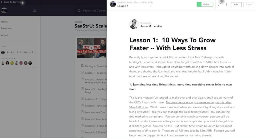 SaaStr University screenshot 4 of 6