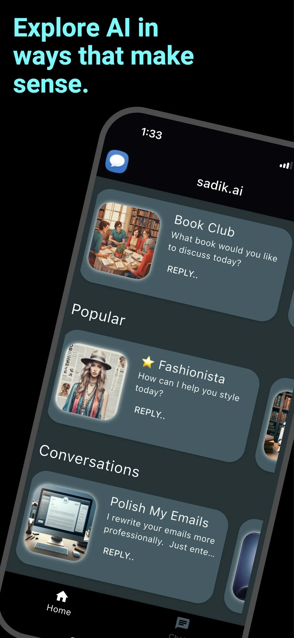 sadik.ai | Create Your Own Character screenshot 5 of 6