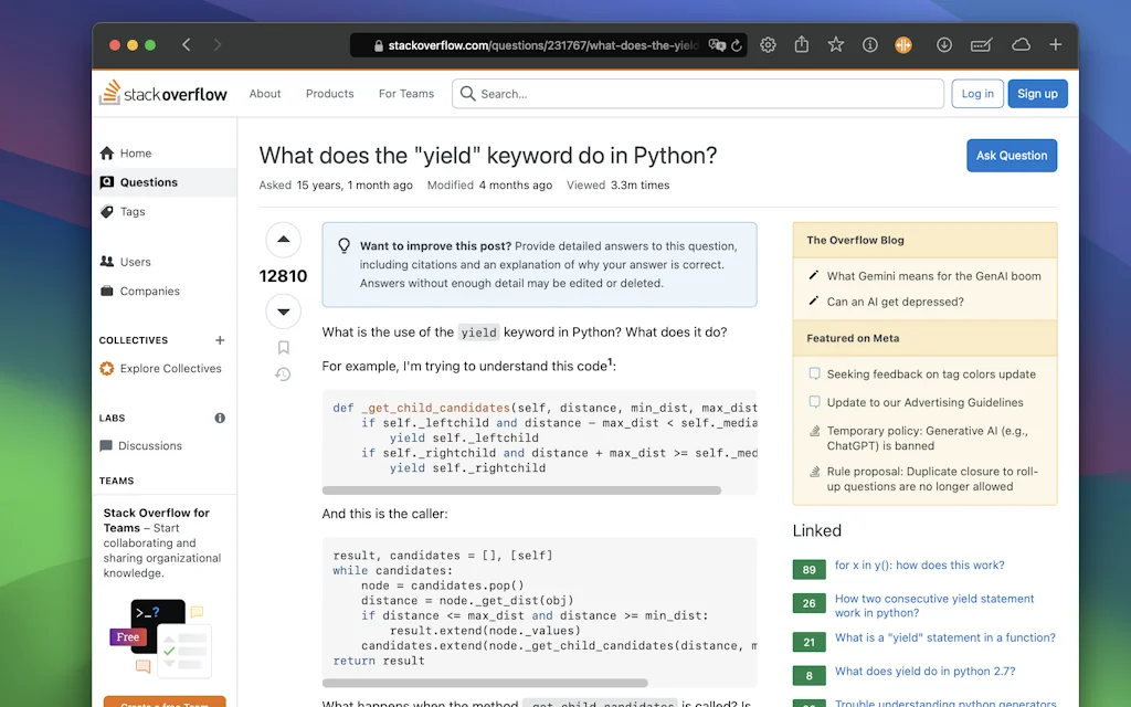 Safari Full width for StackOverflow screenshot 1 of 3