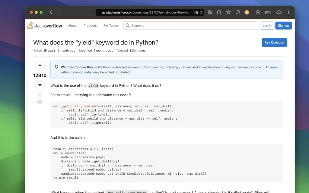 Safari Full width for StackOverflow screenshot 2 of 3