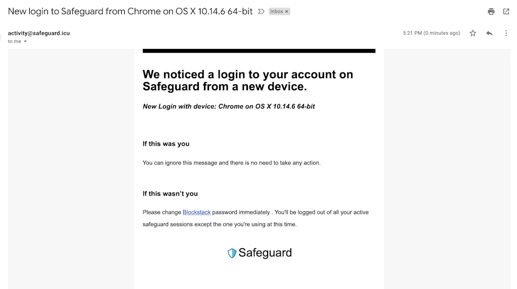 Safeguard screenshot 3 of 3