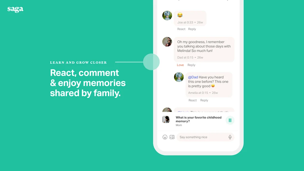 Saga: Save Family Memories screenshot 4 of 5
