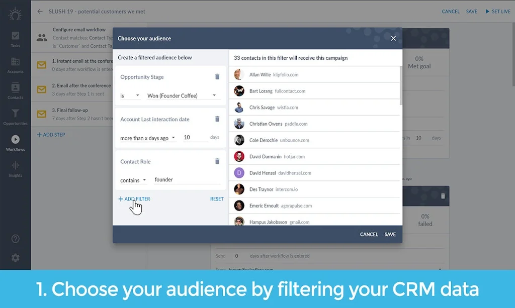 Salesflare CRM screenshot 2 of 5