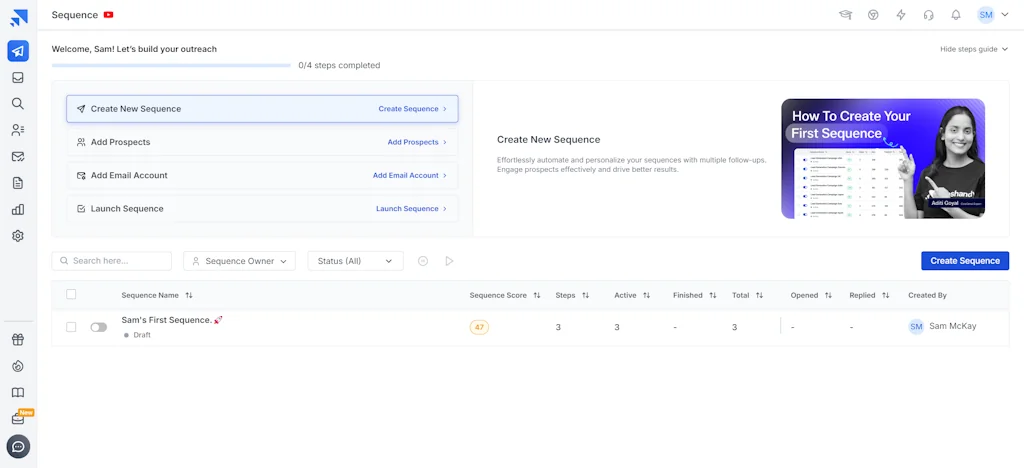 Saleshandy screenshot 1 of 3
