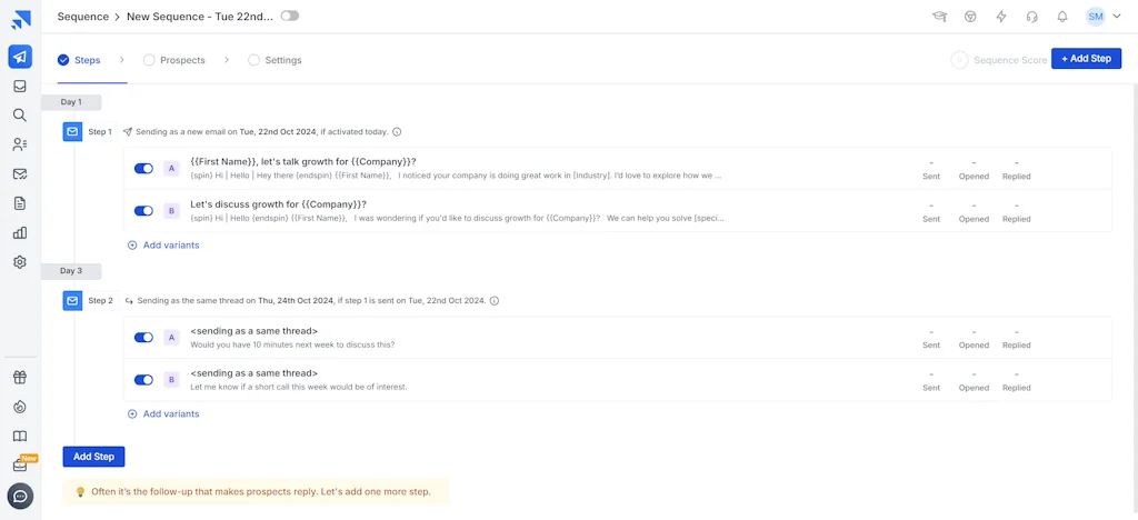 Saleshandy screenshot 2 of 3