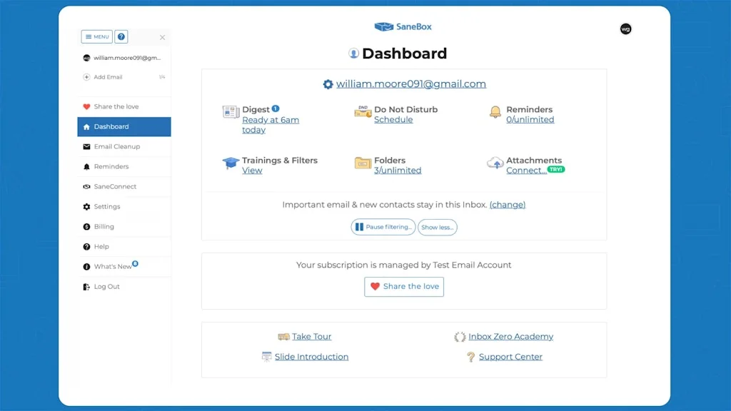 SaneBox screenshot 5 of 7