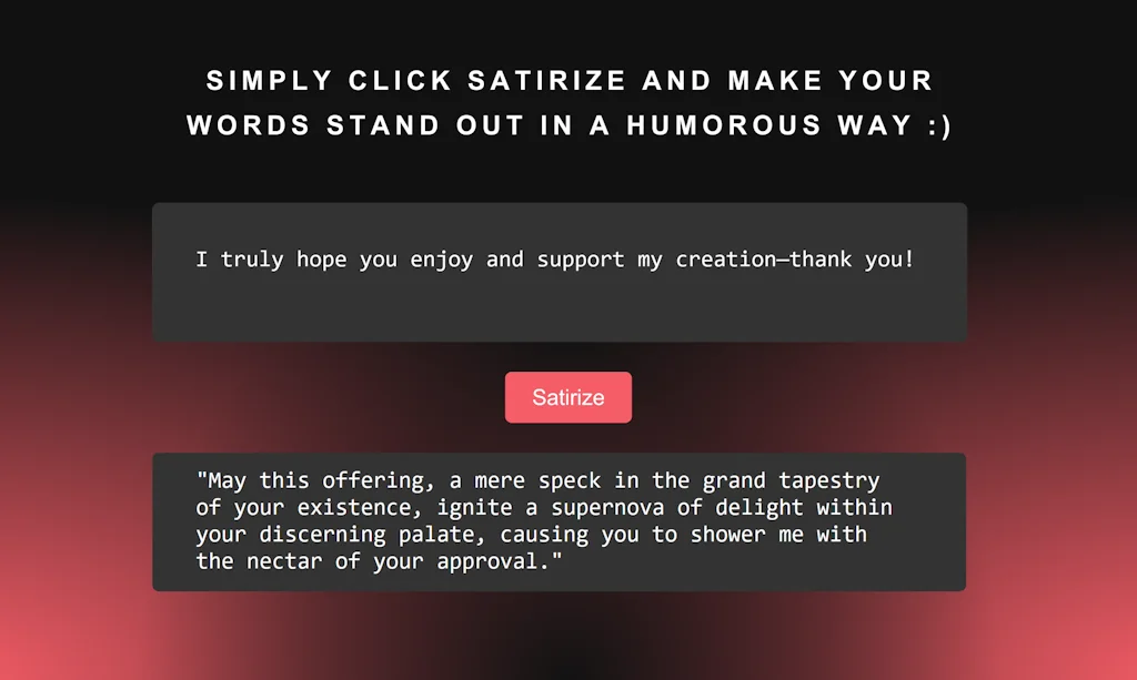 SatirifyMe screenshot 2 of 3
