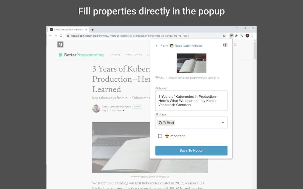 Save to Notion screenshot 1 of 4