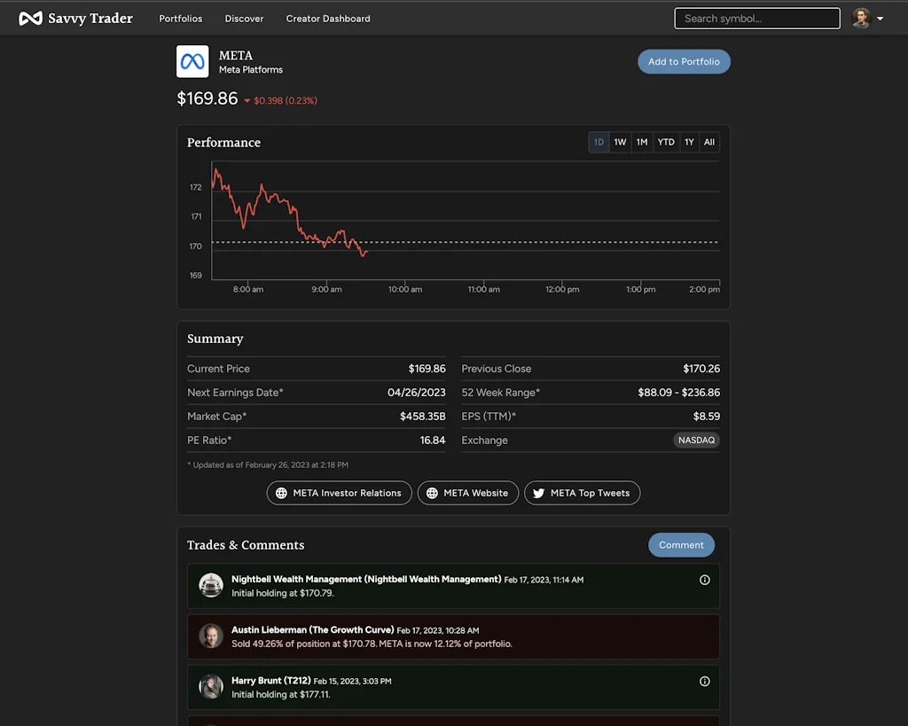Savvy Trader (Stocks & Crypto) screenshot 8 of 9