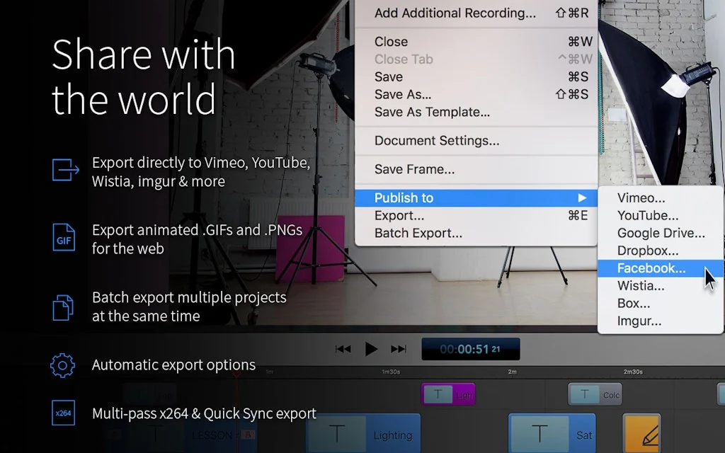 Screenflow 8 screenshot 1 of 3