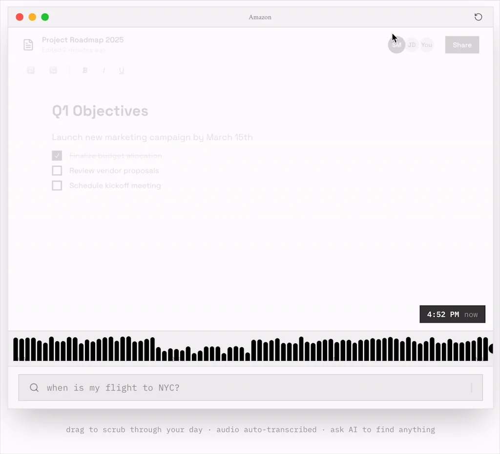Screenpipe screenshot 1 of 6