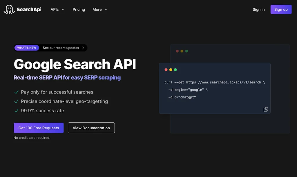 SearchApi screenshot 1 of 4