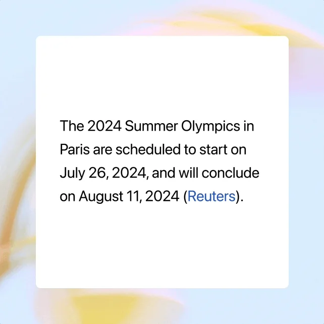 SearchGPT Prototype screenshot 6 of 7
