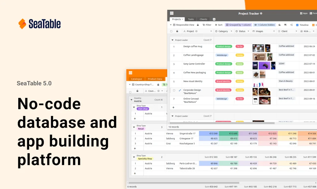 SeaTable screenshot 1 of 8