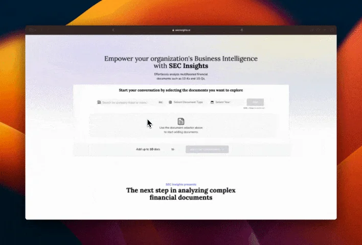 SEC Insights AI screenshot 2 of 7